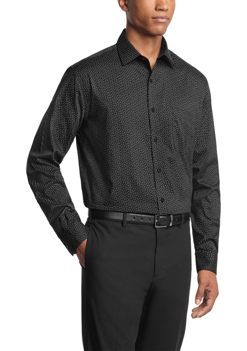 Regular Fit Printed Dress Shirt