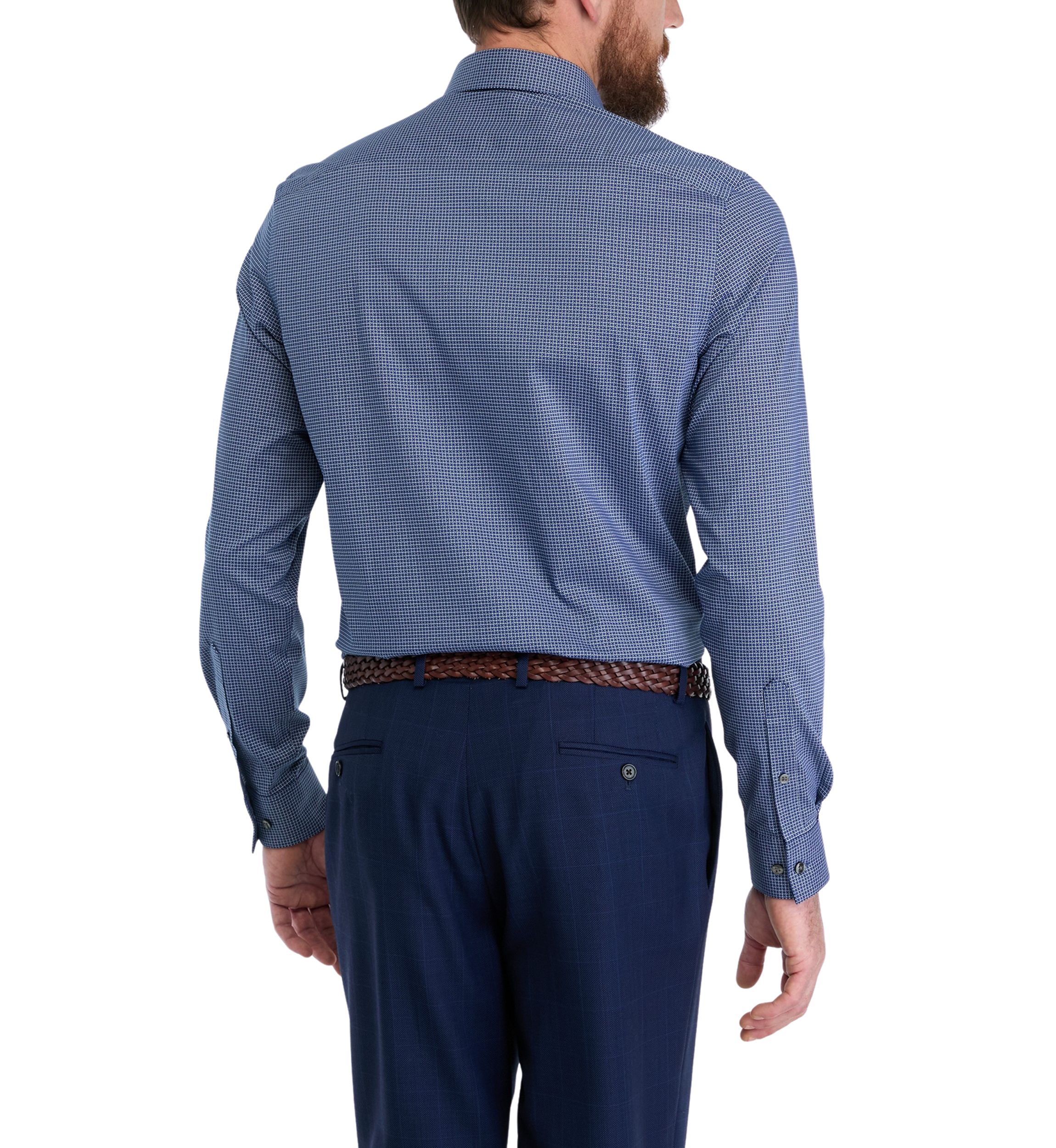 Mens Ultra Wrinkle Free Stretch Collar Shirt
