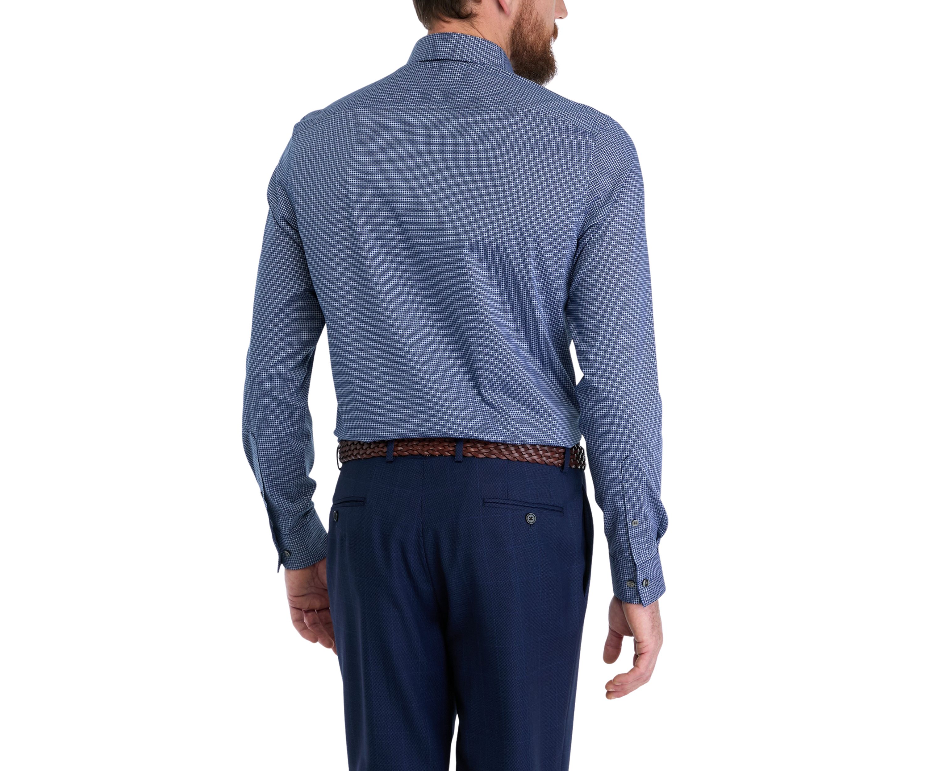 Mens Ultra Wrinkle Free Stretch Collar Shirt