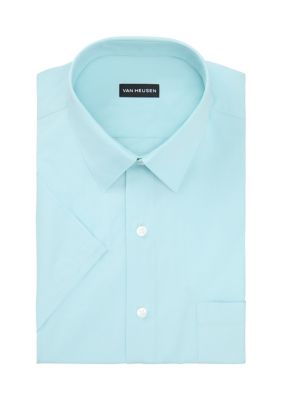 belk men's short sleeve dress shirts W.H. Belk men's M black geometric silk blend short sleeve button up shirt
