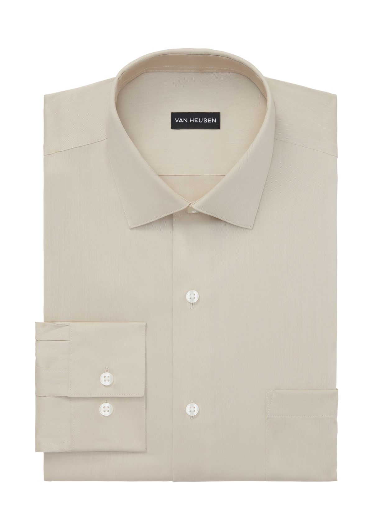 Mens Ultra Wrinkle Free Regular Fit Dress Shirt