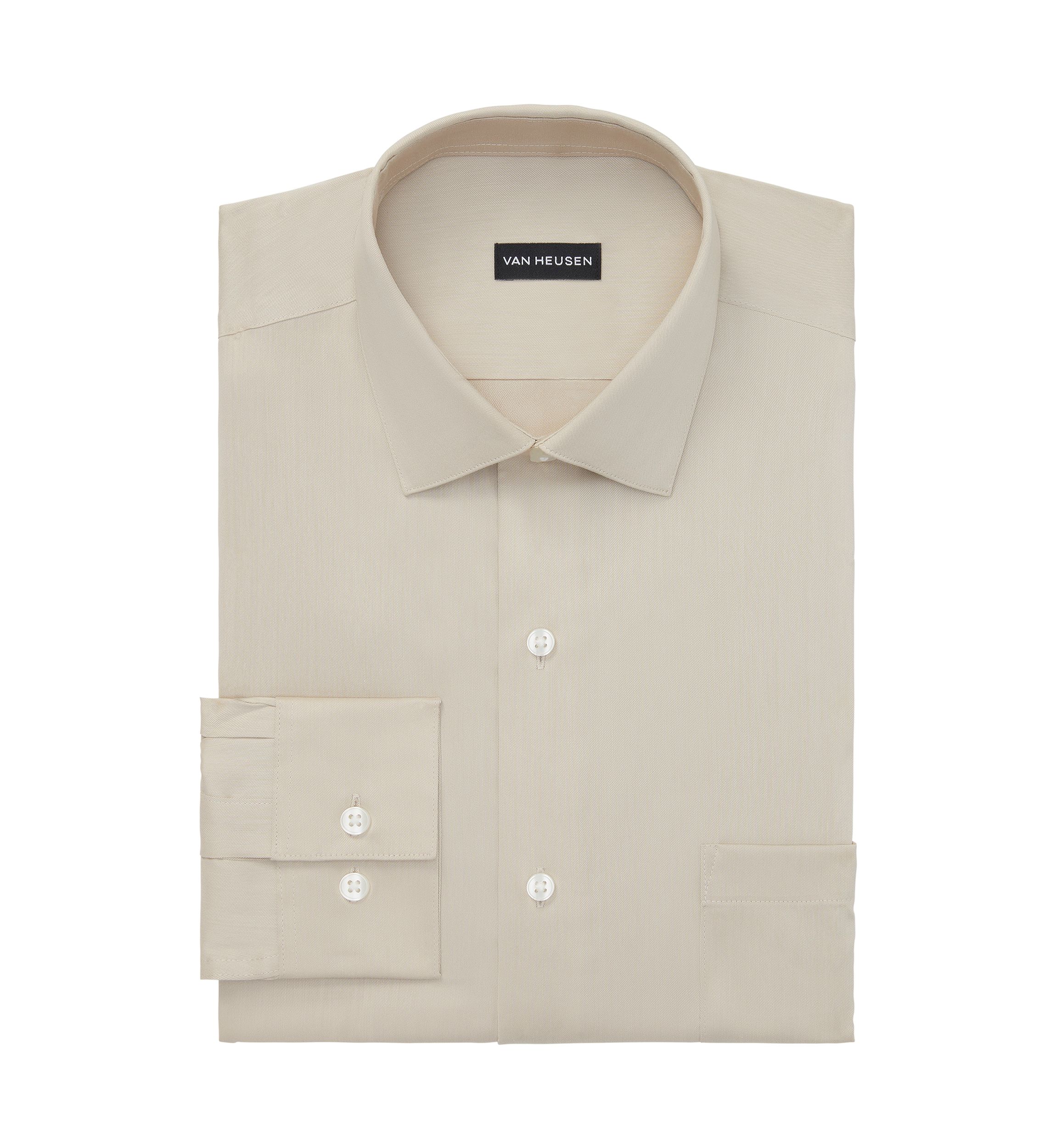 Mens Ultra Wrinkle Free Regular Fit Dress Shirt