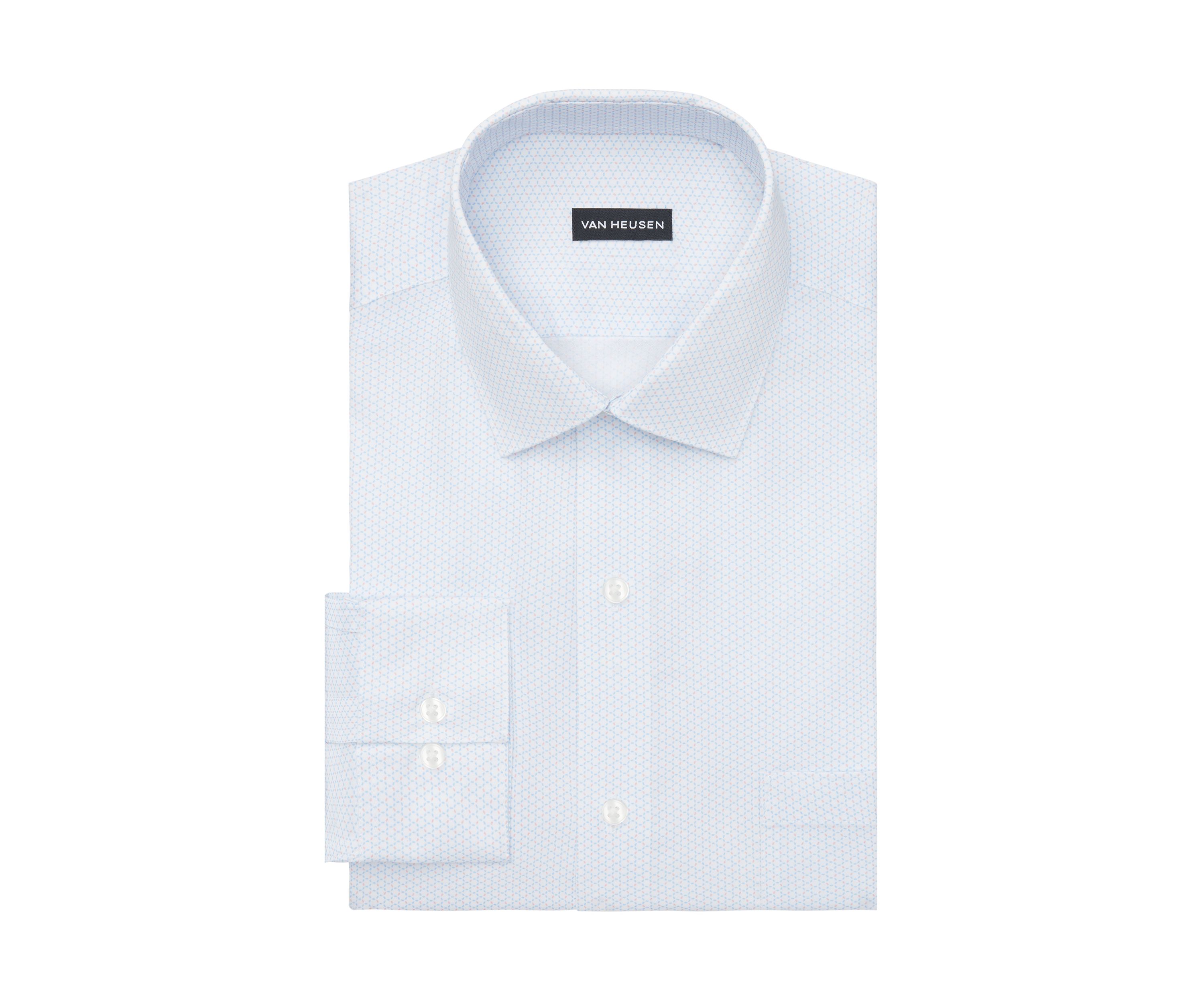 Mens Ultra Wrinkle Free Stretch Collar Shirt