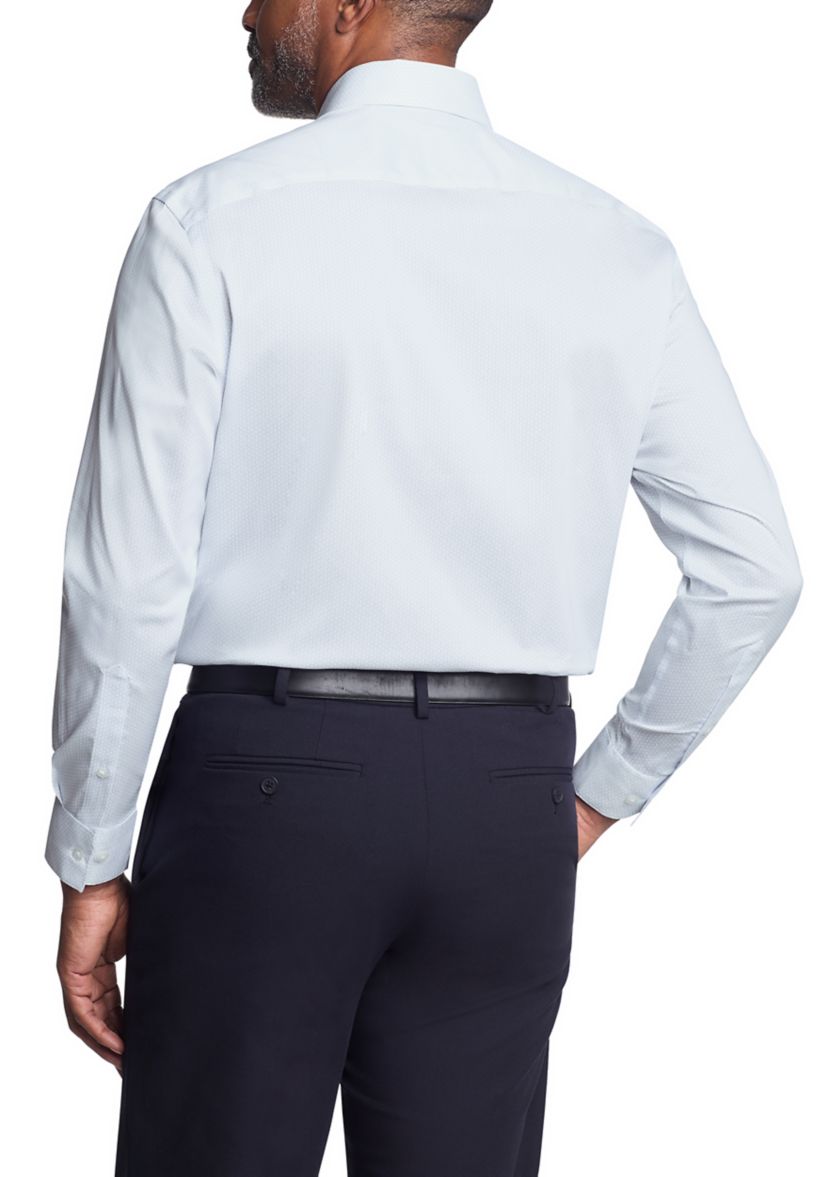 Mens Ultra Wrinkle Free Stretch Collar Shirt