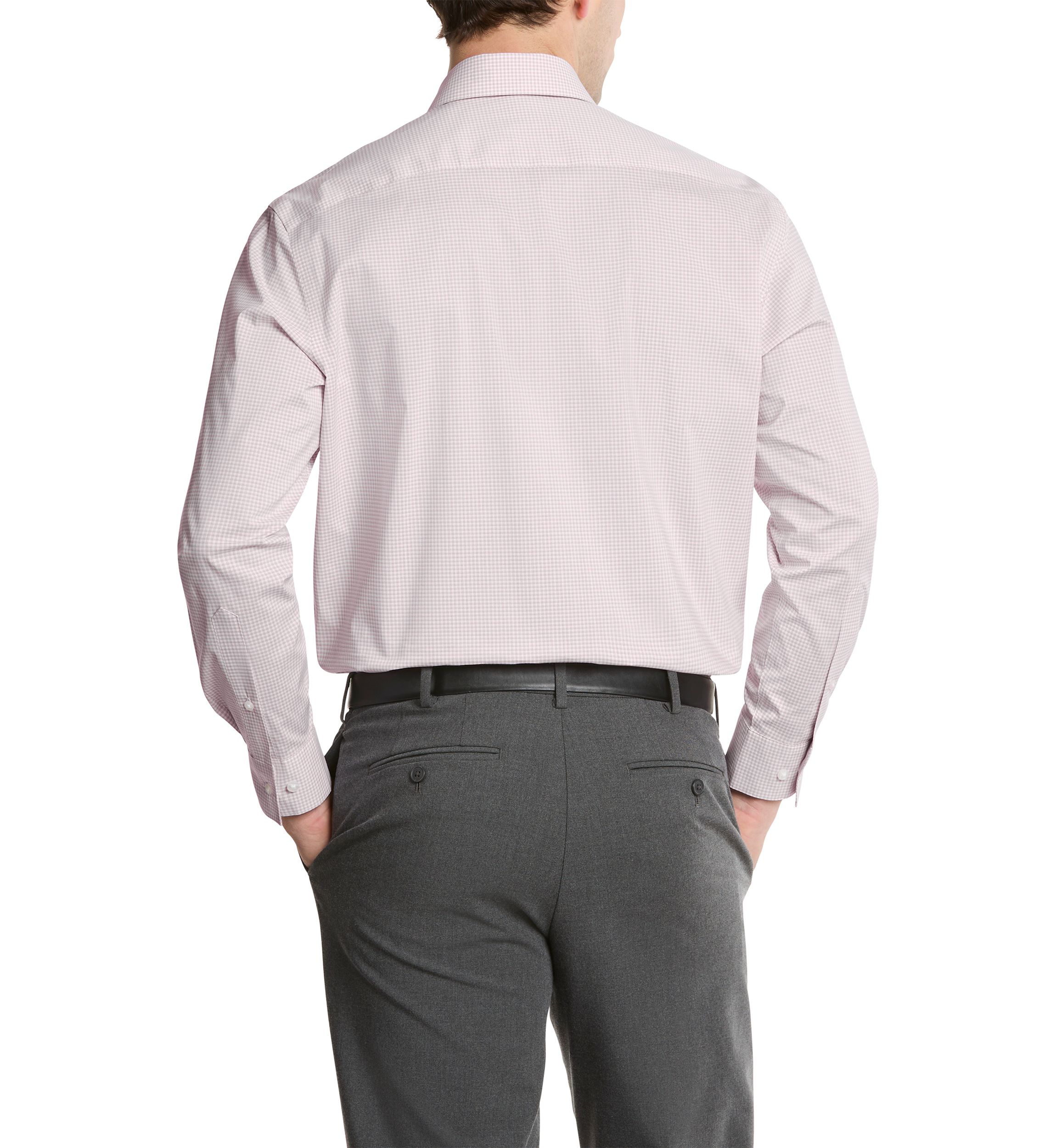Mens Ultra Wrinkle Free Flex Collar Slim Fit Dress Shirt