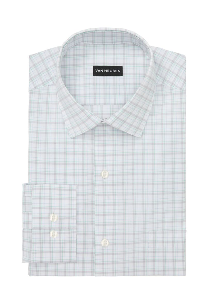 Mens  Ultra Wrinkle Free Regular Fit Dress Shirt, Flex Collar