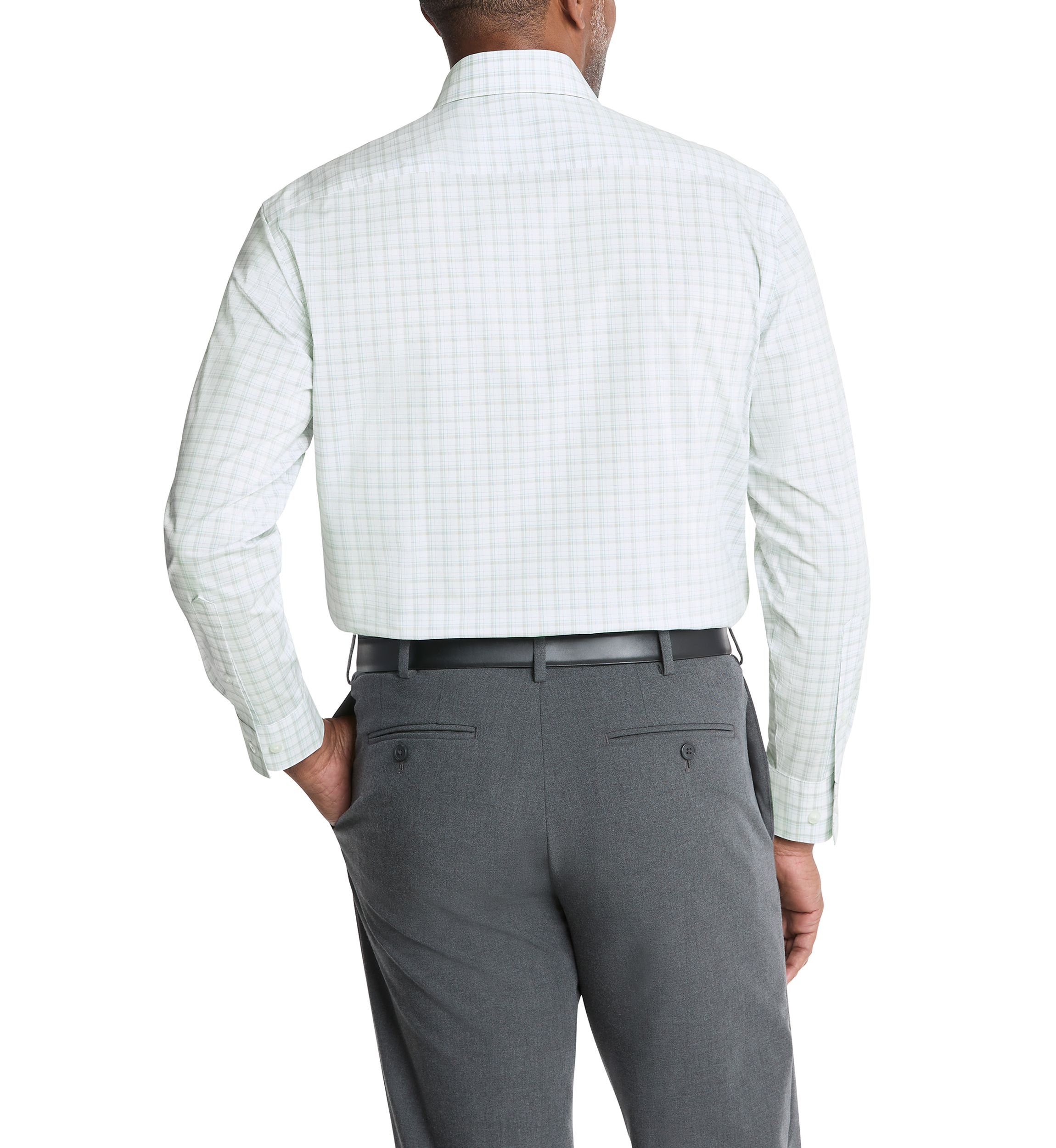 Mens  Ultra Wrinkle Free Regular Fit Dress Shirt, Flex Collar