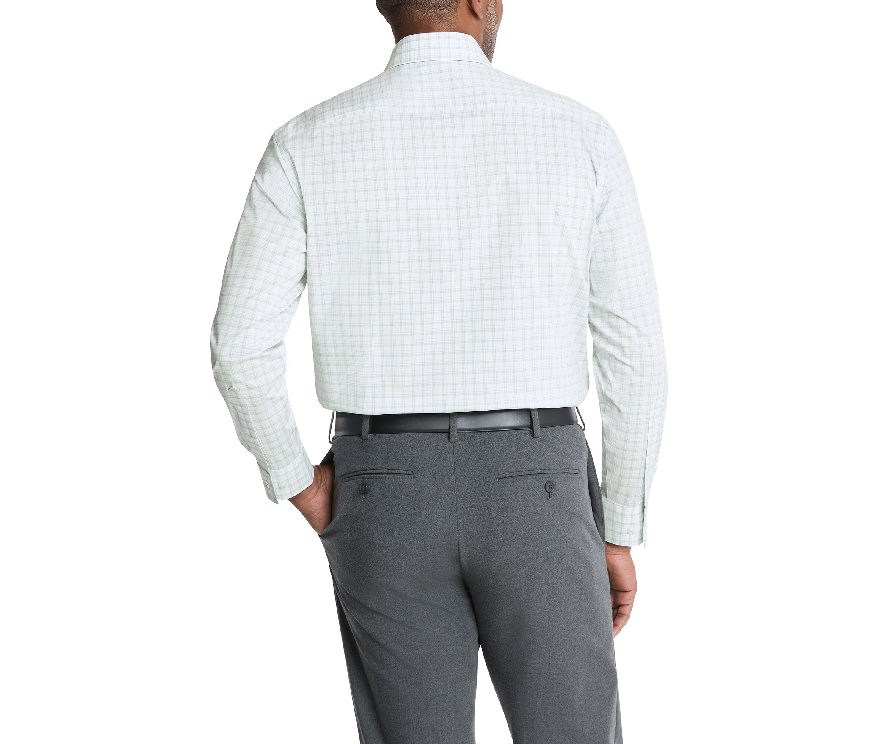 Mens  Ultra Wrinkle Free Regular Fit Dress Shirt, Flex Collar