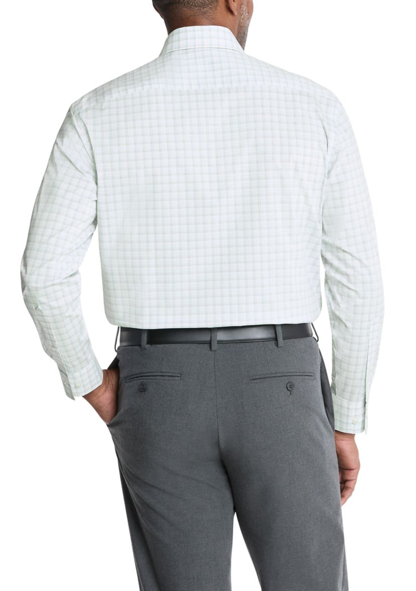 Mens  Ultra Wrinkle Free Regular Fit Dress Shirt, Flex Collar