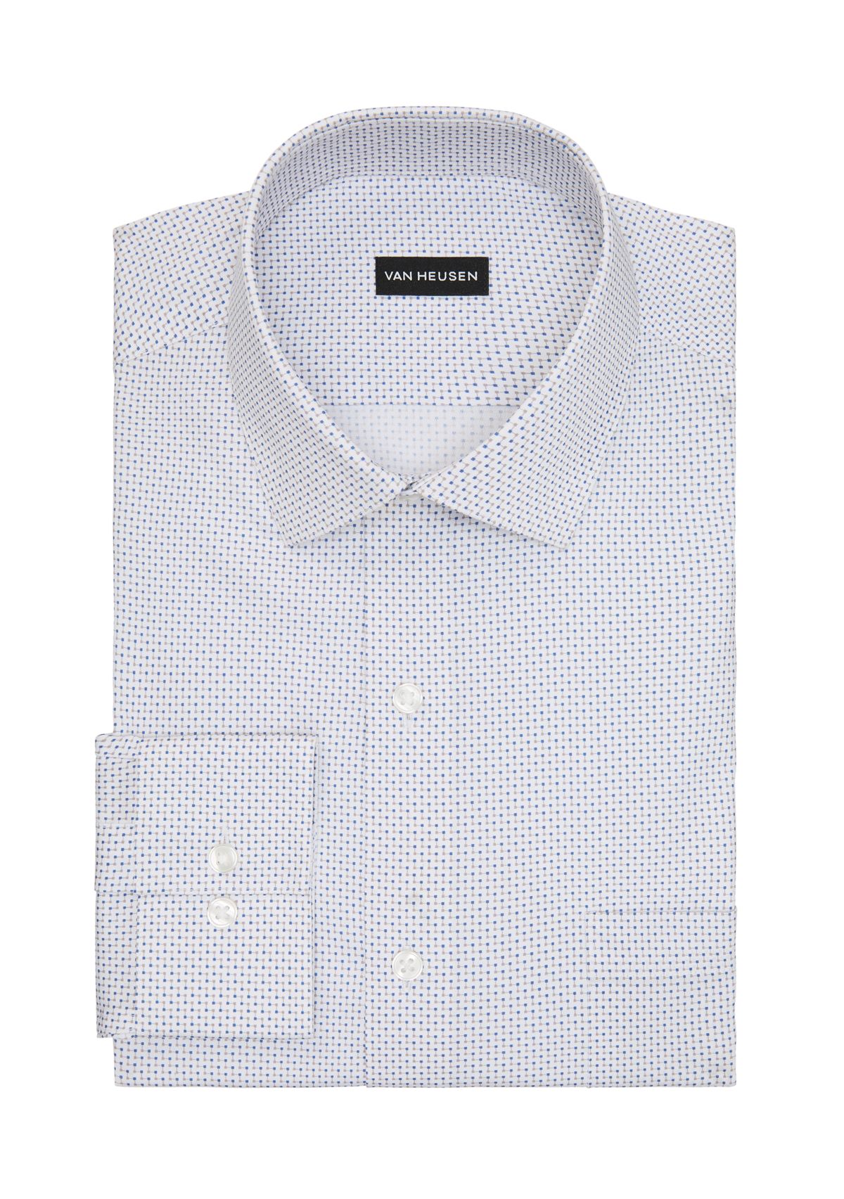 Mens Ultra Wrinkle Free Regular Fit Dress Shirt