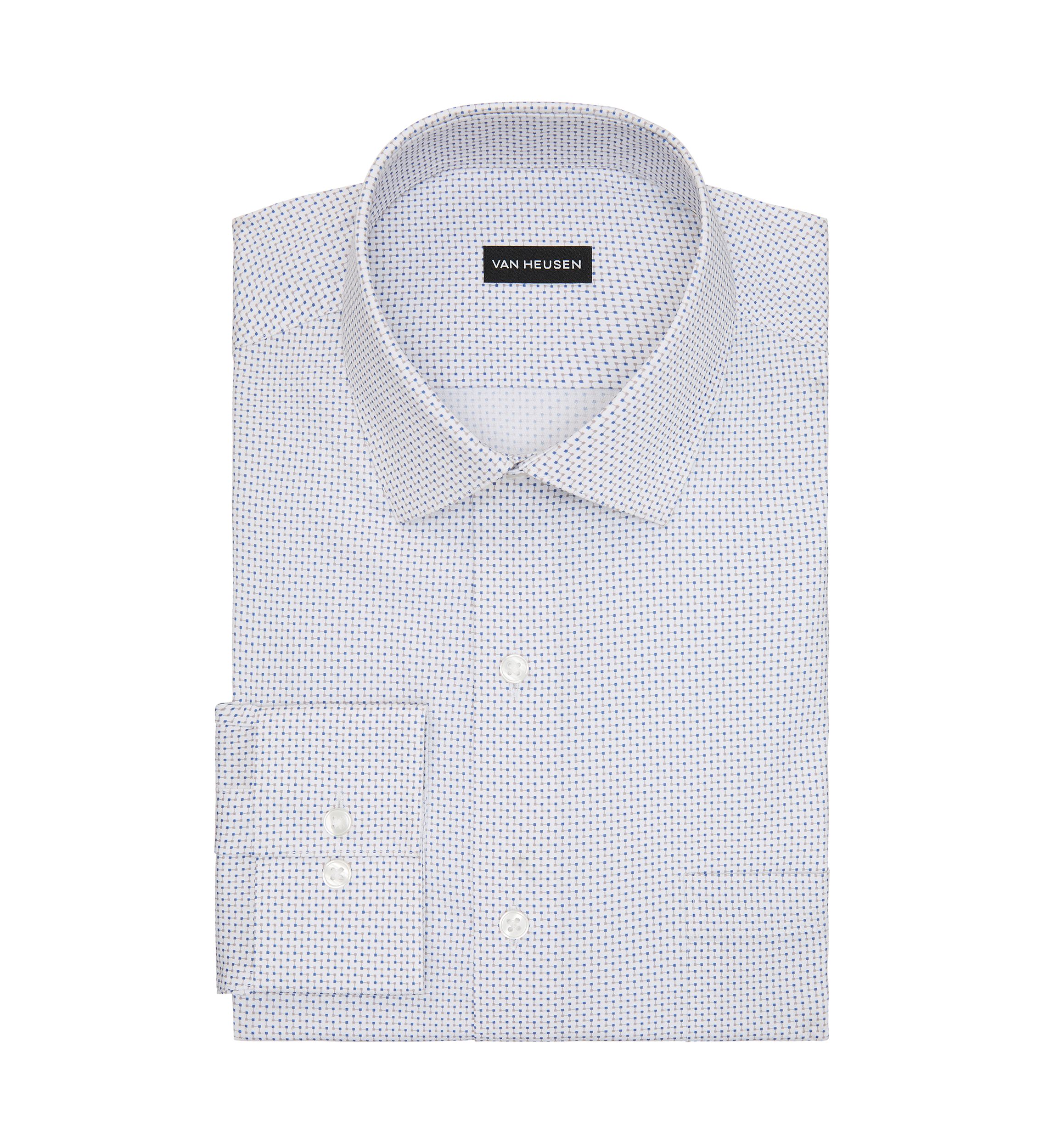 Mens Ultra Wrinkle Free Regular Fit Dress Shirt