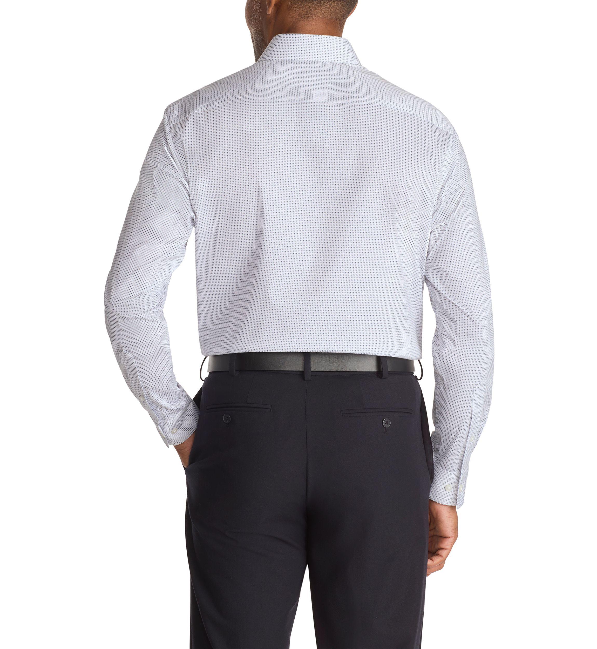 Mens Ultra Wrinkle Free Regular Fit Dress Shirt