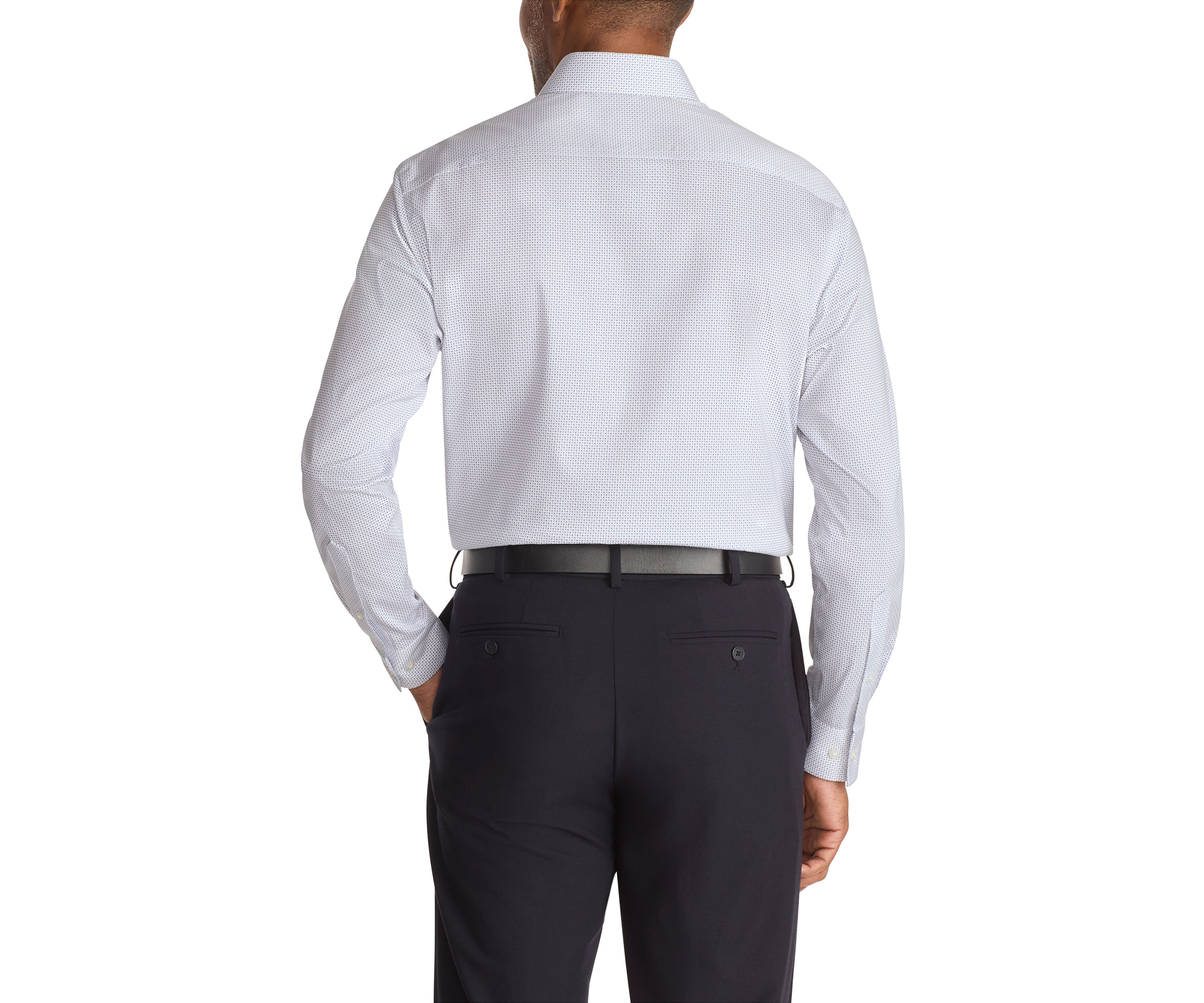 Mens Ultra Wrinkle Free Regular Fit Dress Shirt
