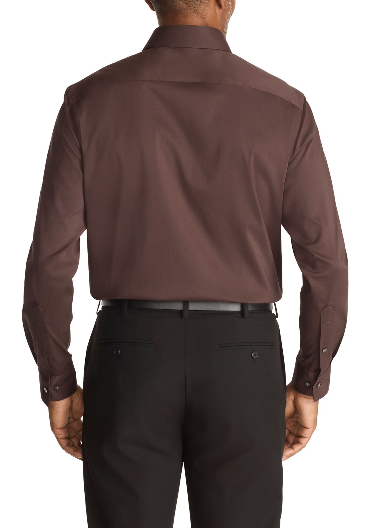 Mens Ultra Wrinkle Free Regular Fit Dress Shirt