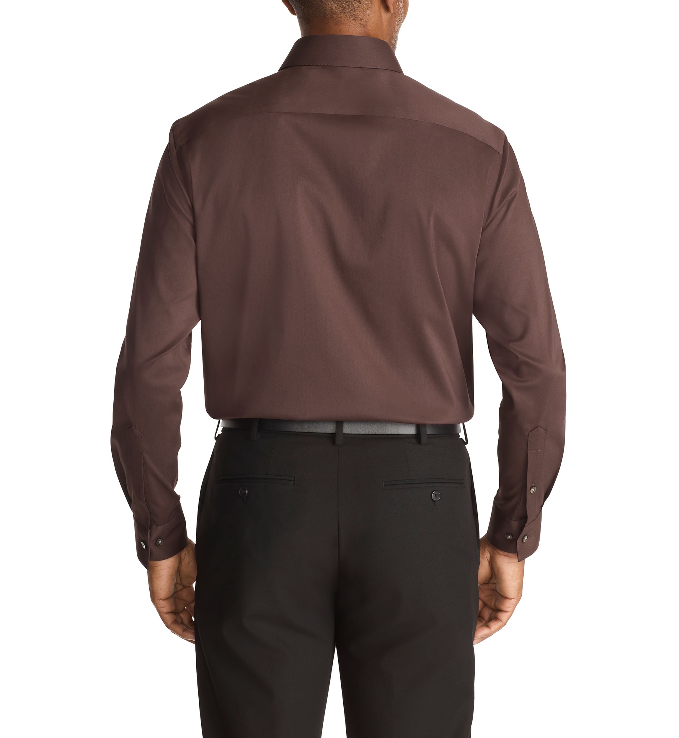Mens Ultra Wrinkle Free Regular Fit Dress Shirt