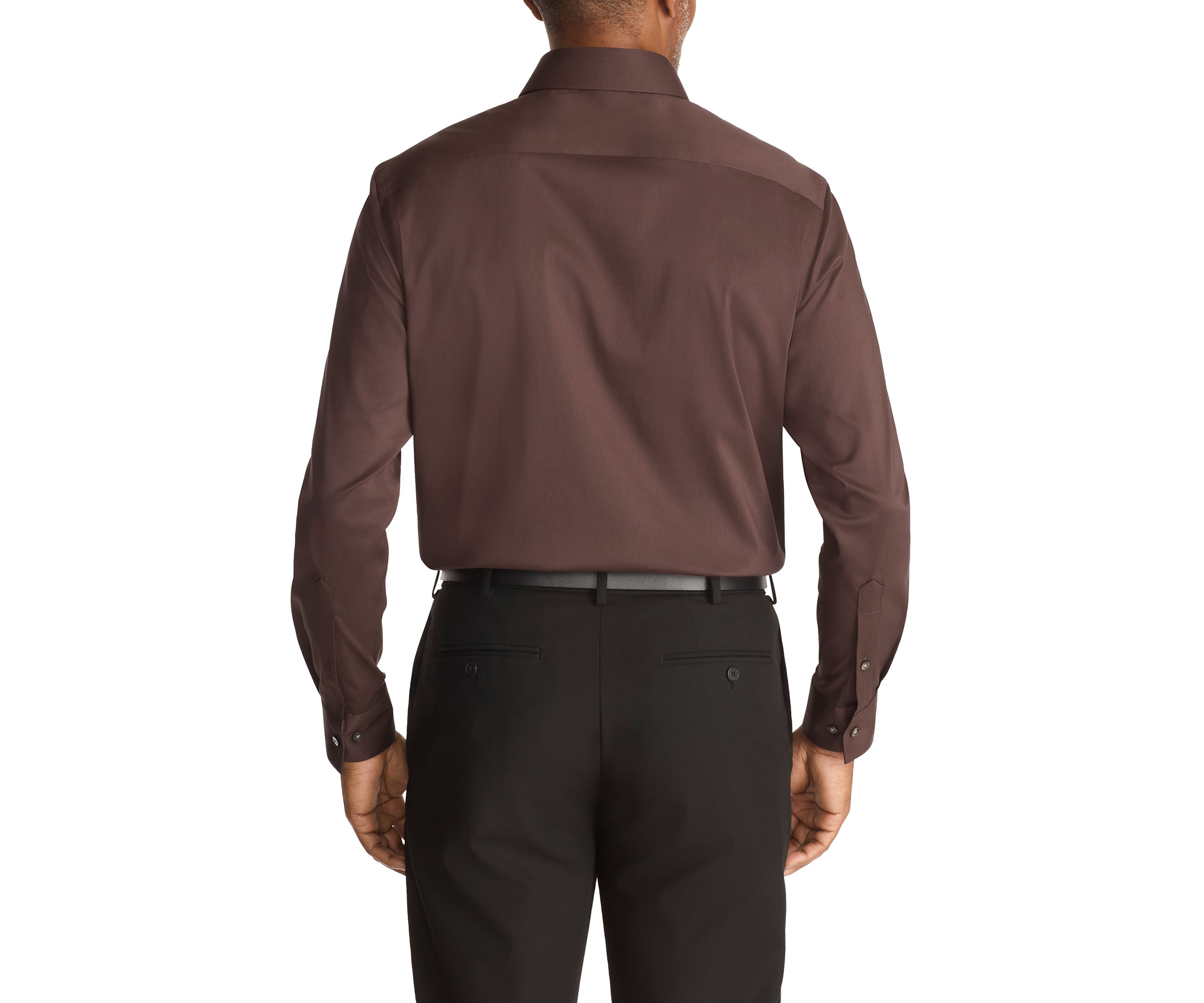 Mens Ultra Wrinkle Free Regular Fit Dress Shirt