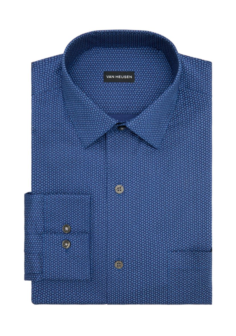 Ultra Wrinkle Free, Flex Collar Regular Fit Dress Shirt 