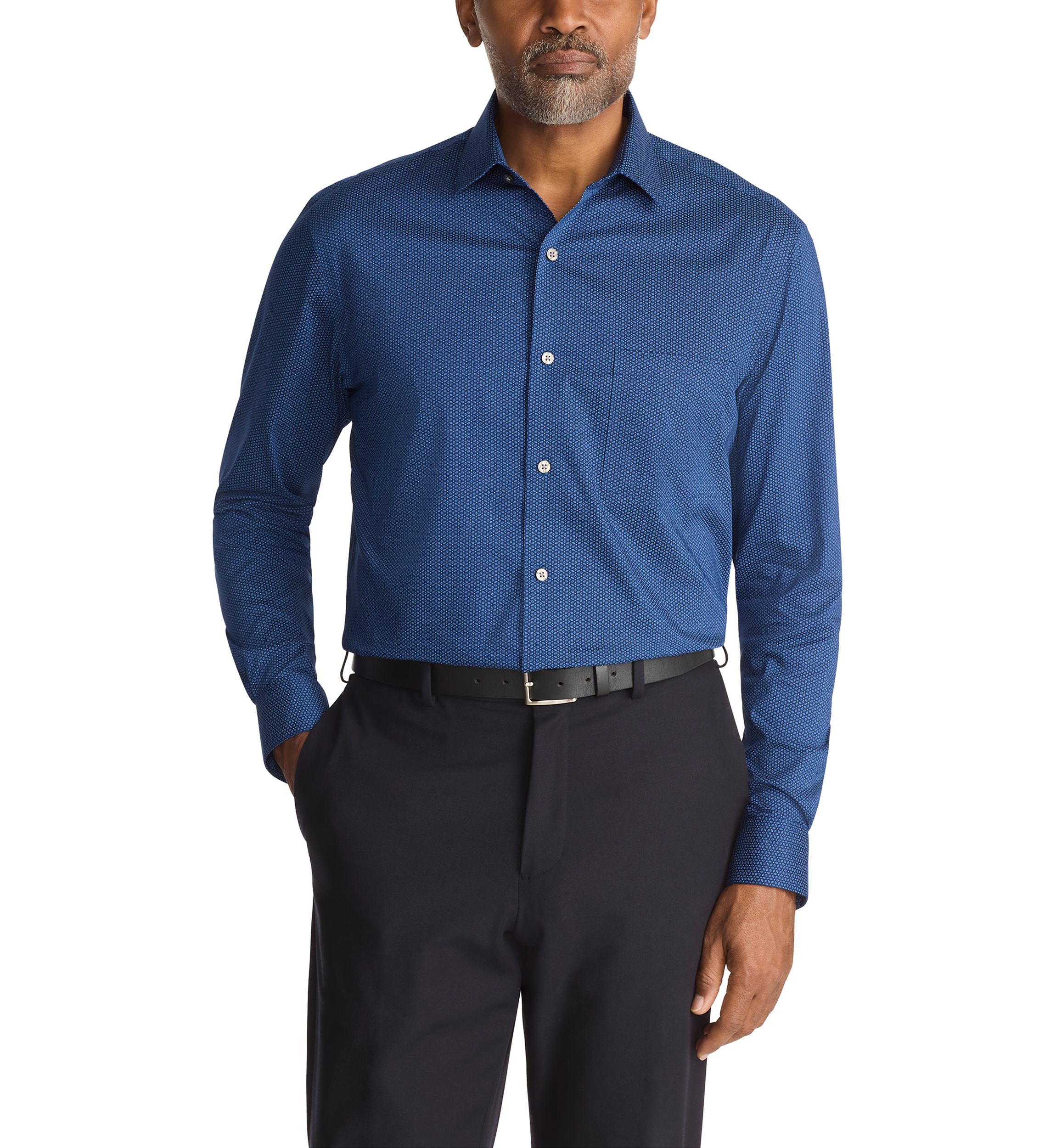 Ultra Wrinkle Free, Flex Collar Regular Fit Dress Shirt 