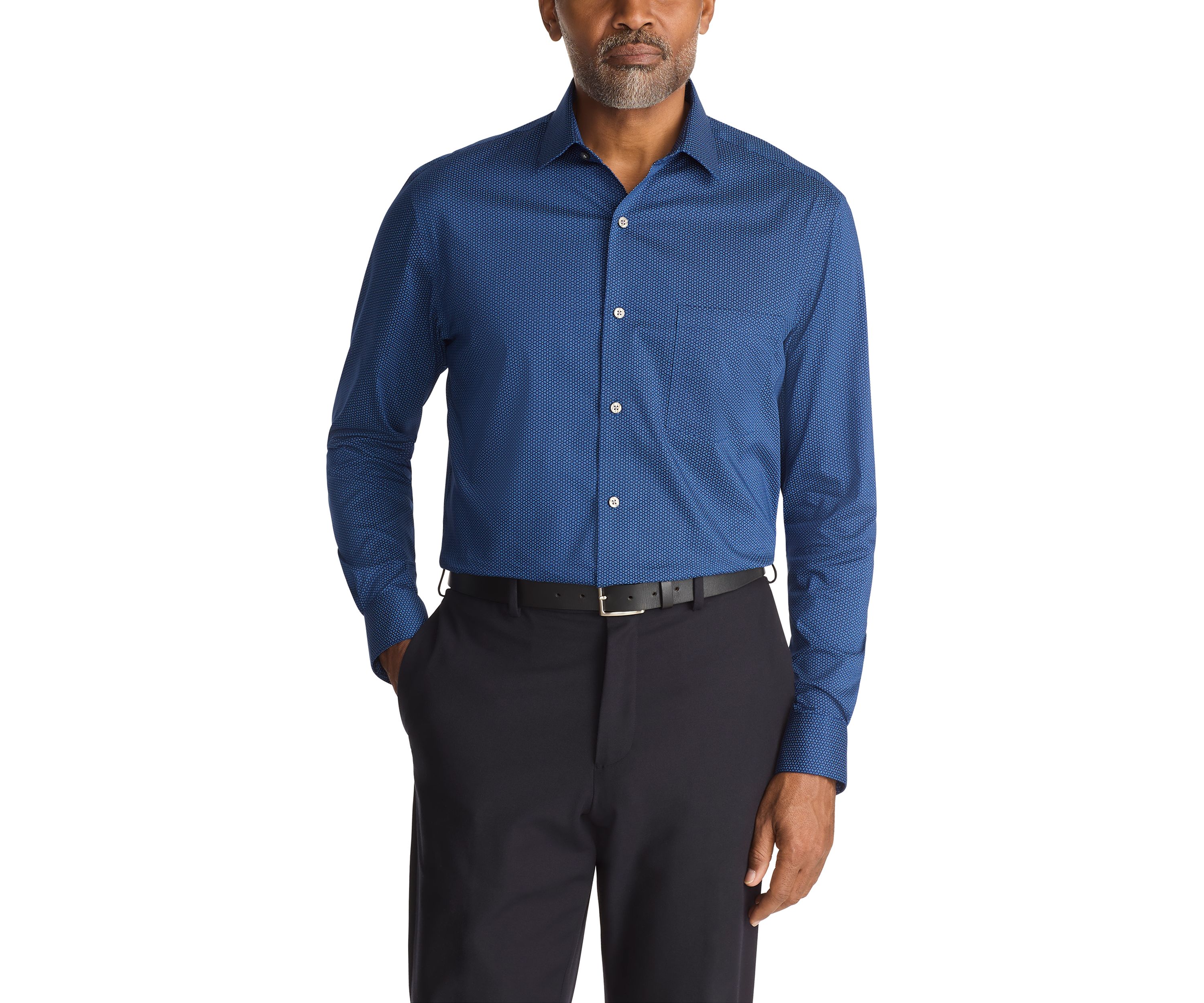 Ultra Wrinkle Free, Flex Collar Regular Fit Dress Shirt 