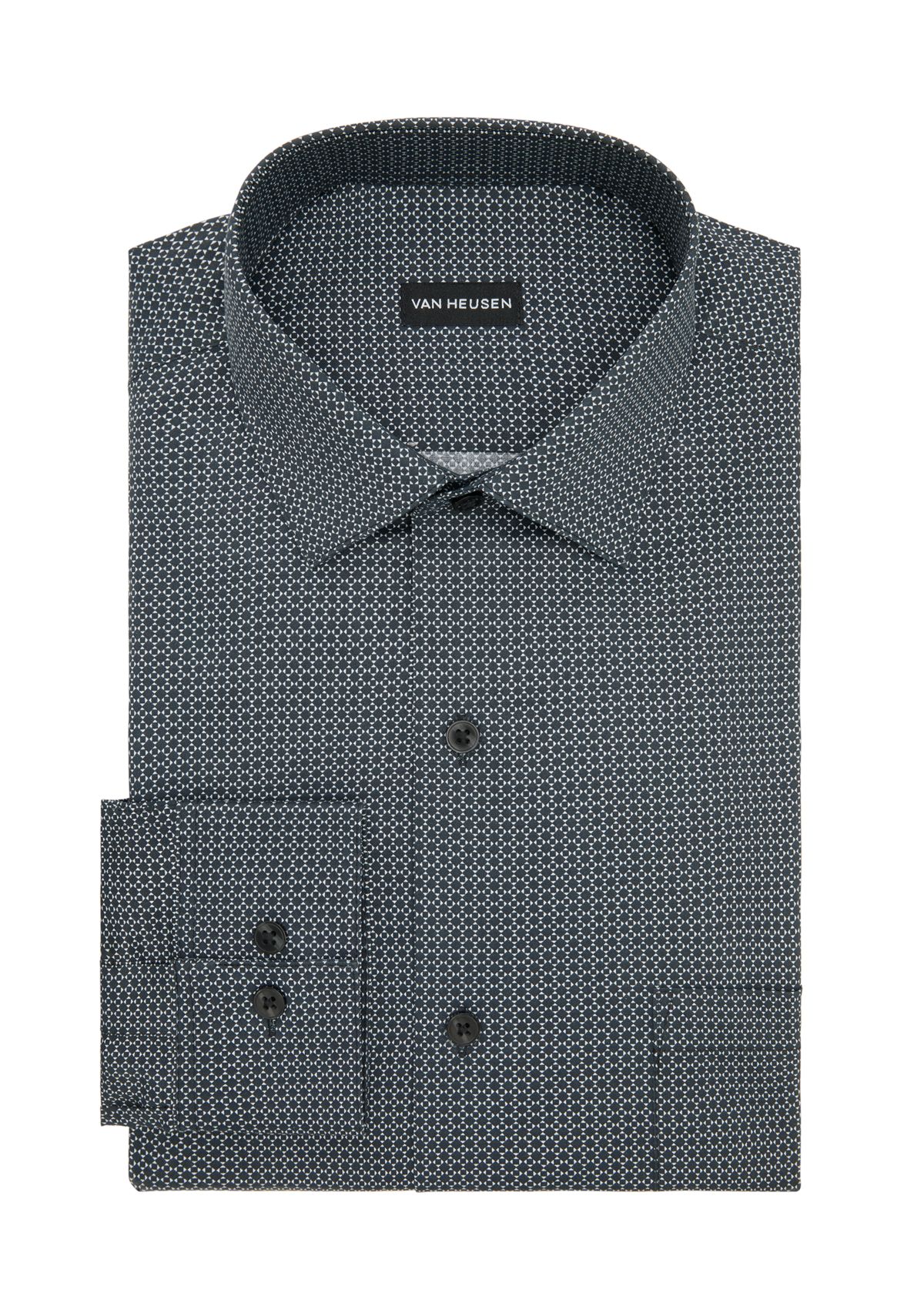 Mens Ultra Wrinkle Free Regular Fit Dress Shirt