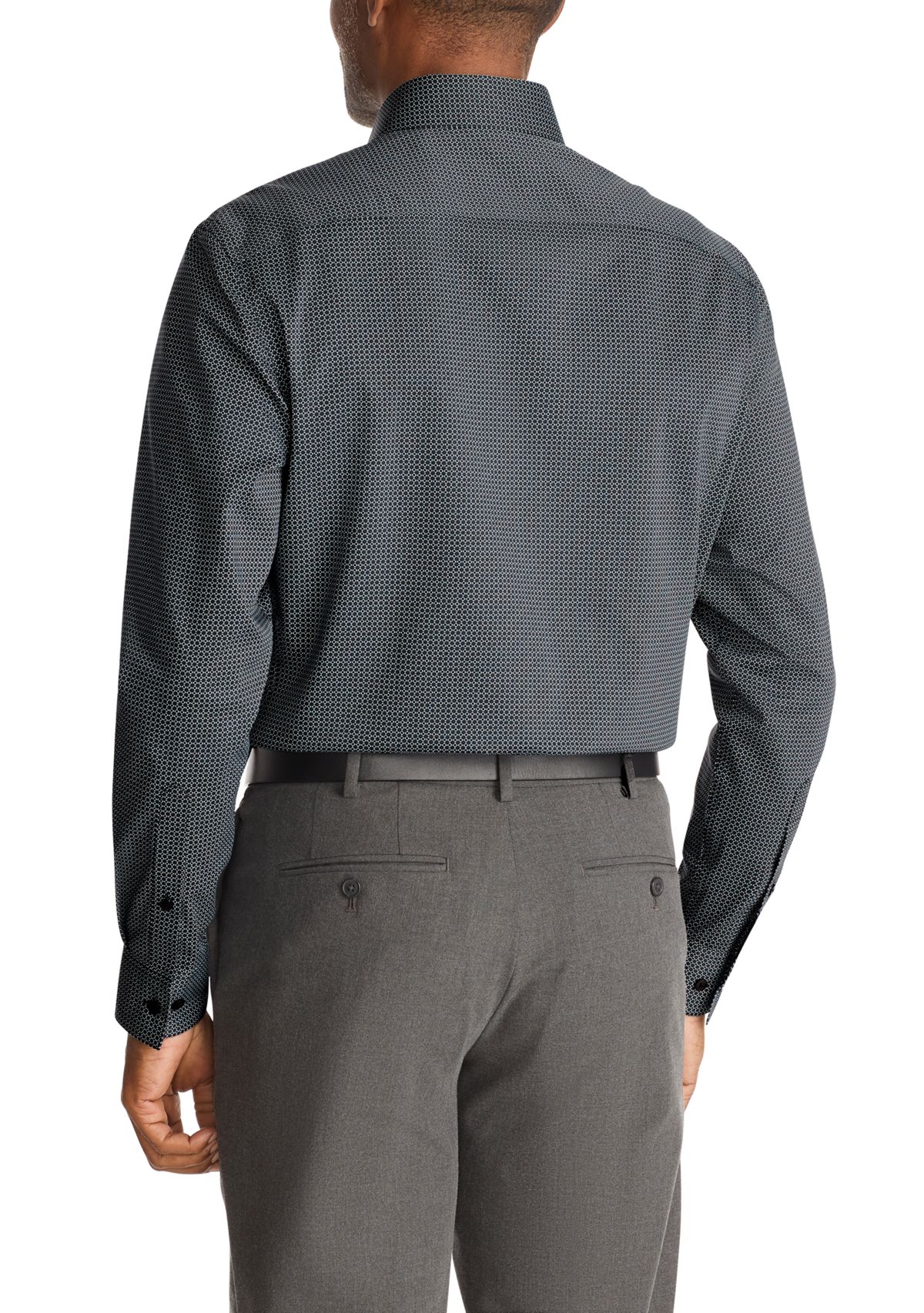 Mens Ultra Wrinkle Free Regular Fit Dress Shirt