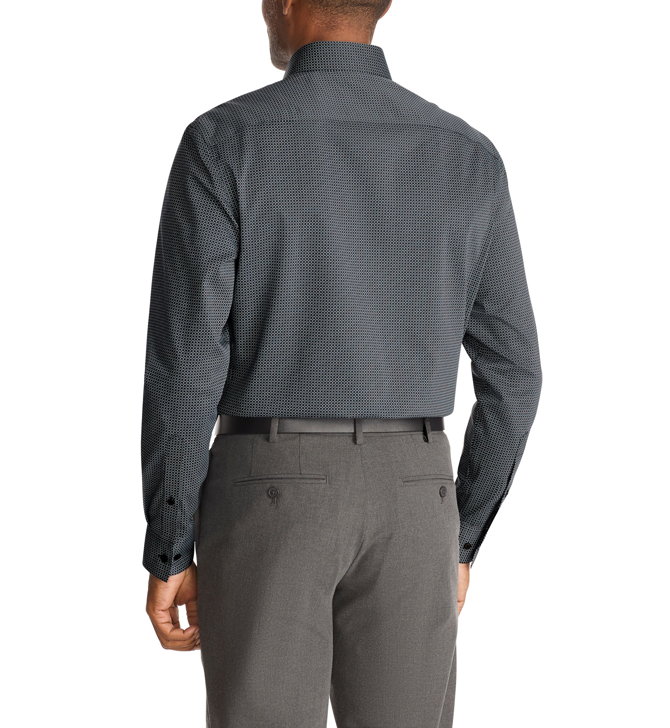 Mens Ultra Wrinkle Free Regular Fit Dress Shirt