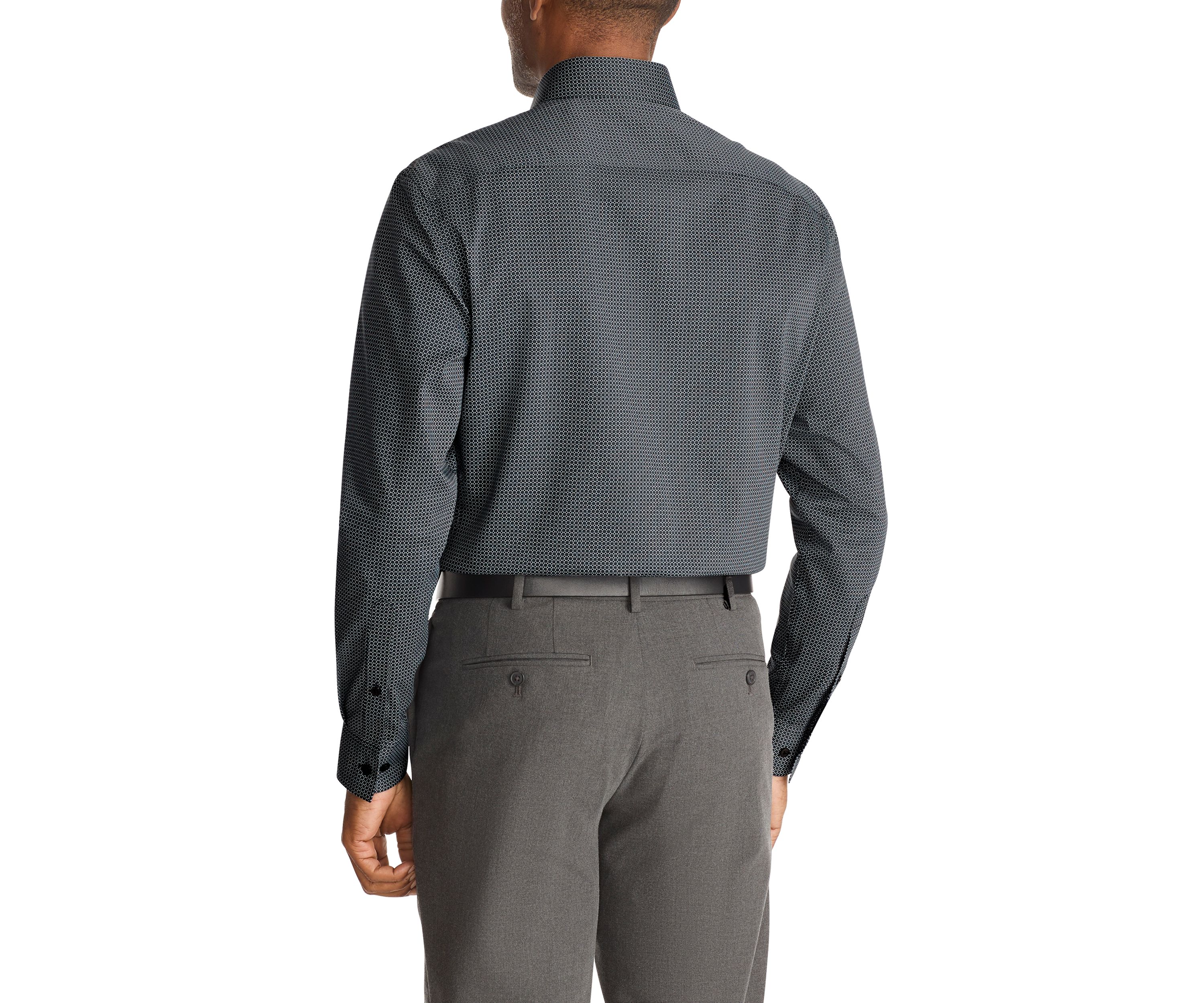 Mens Ultra Wrinkle Free Regular Fit Dress Shirt
