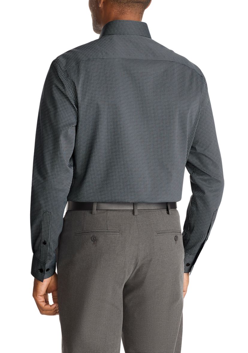 Mens Ultra Wrinkle Free Regular Fit Dress Shirt