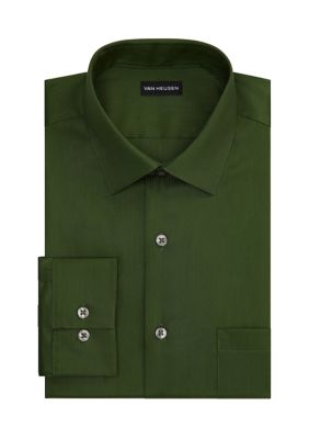 Van Heusen Men's Everyday Defense Stain Shield, Fitted Fit Dress Shirt, 18 - 18.5 34/35