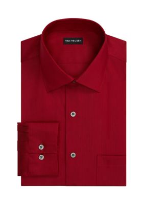 Van Heusen Men's Everyday Defense Stain Shield, Fitted Fit Dress Shirt, 18 - 18.5 34/35