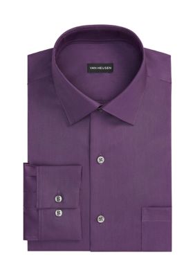 Van Heusen Men's Ultra Wrinkle Free Flex Collar Regular Fit Dress Shirt, 18 - 18.5 34/35