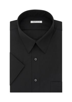 Van Heusen Big & Tall Short Sleeve Wrinkle-Free Poplin Dress Shirt | belk