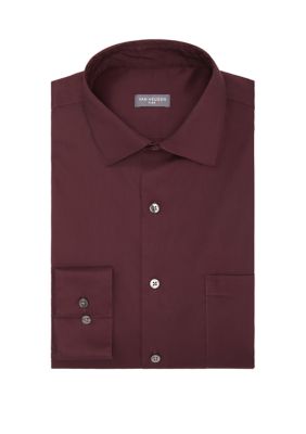 Van Heusen Men's Big & Tall Tall Ultra Wrinkle Free Stretch Collar Shirt, 17.5 35/36