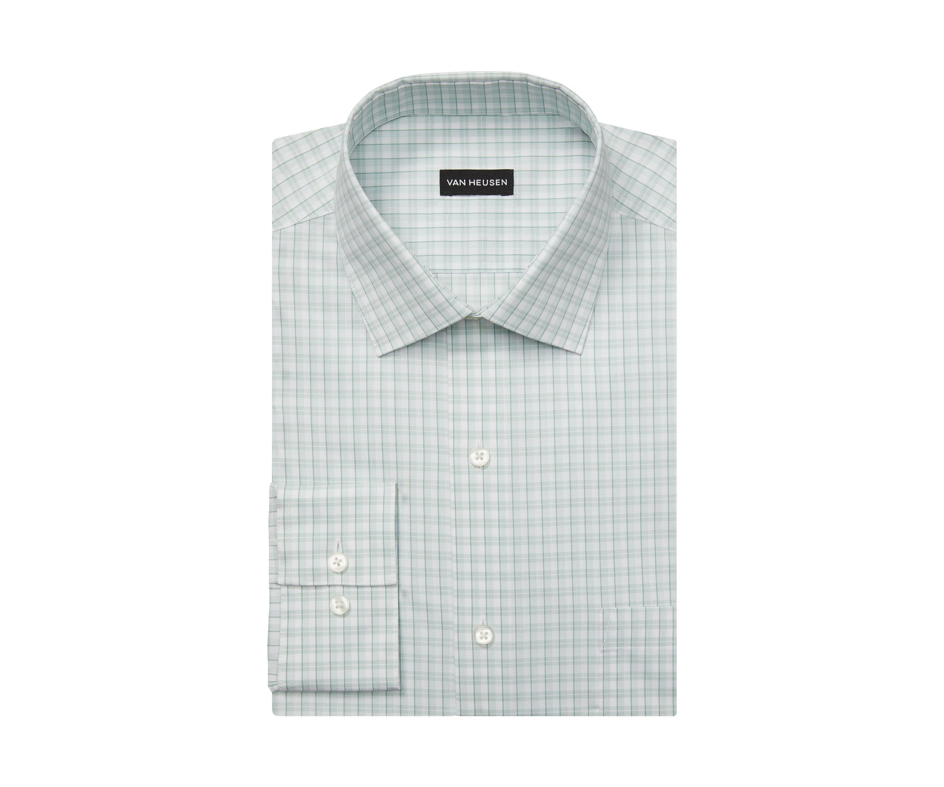 Mens Big Ultra Wrinkle Free Stretch Collar Shirt