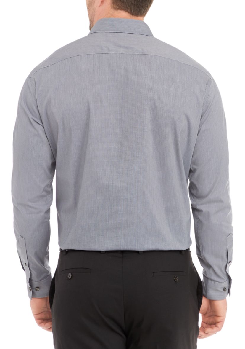 Mens Tall Ultra Wrinkle Free Stretch Collar Shirt