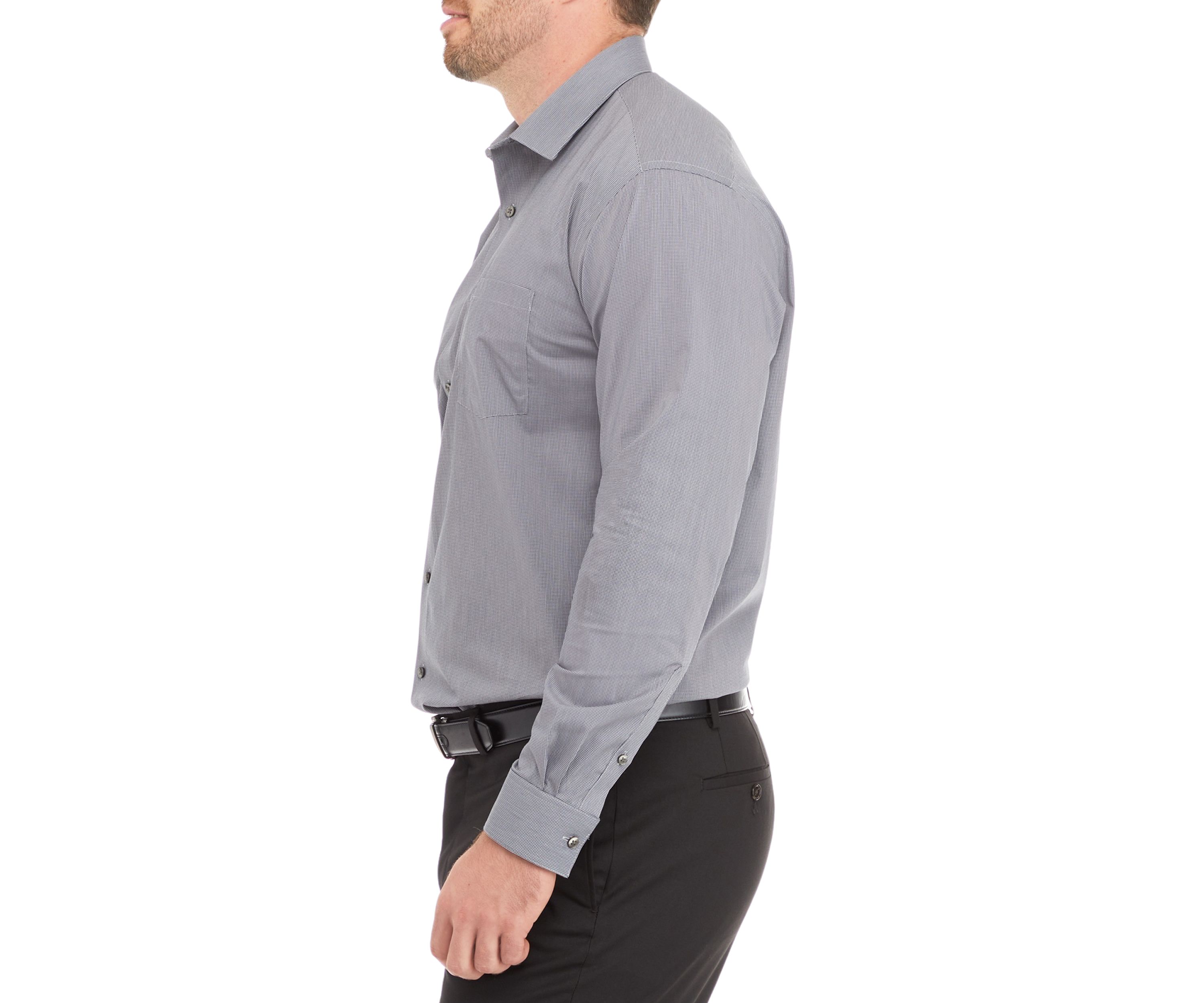Mens Tall Ultra Wrinkle Free Stretch Collar Shirt