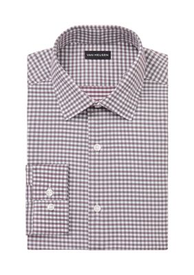 slim fit dress slacks Van Heusen Men's Classic-Fit Poplin Dress Shirt