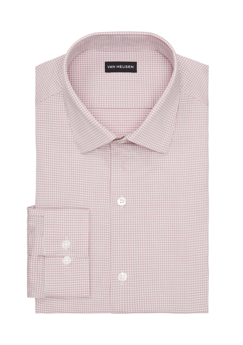 Mens Comfort Performance Slim Fit Dress Shirt