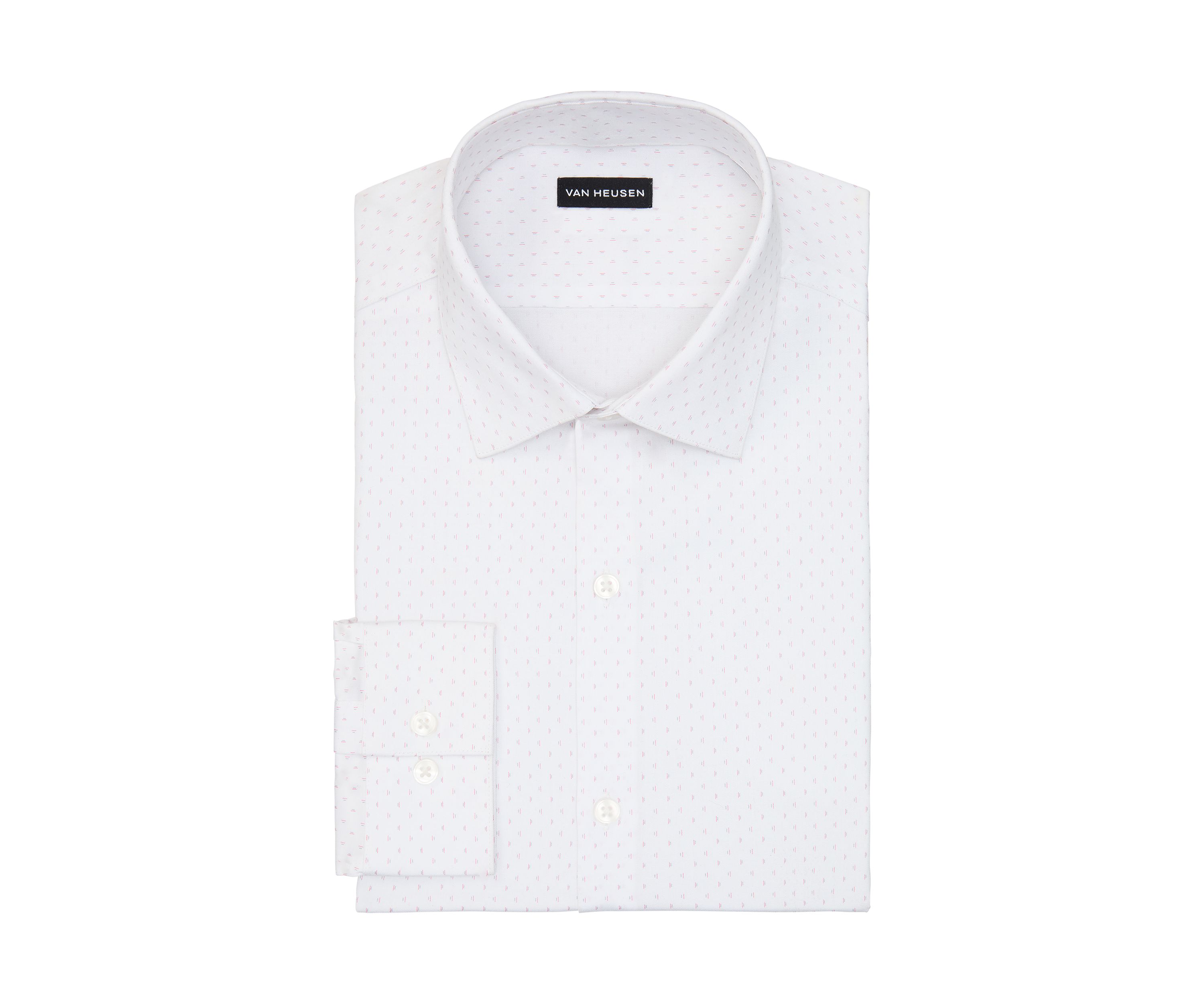 Mens Comfort Performance Slim Fit Dress Shirt