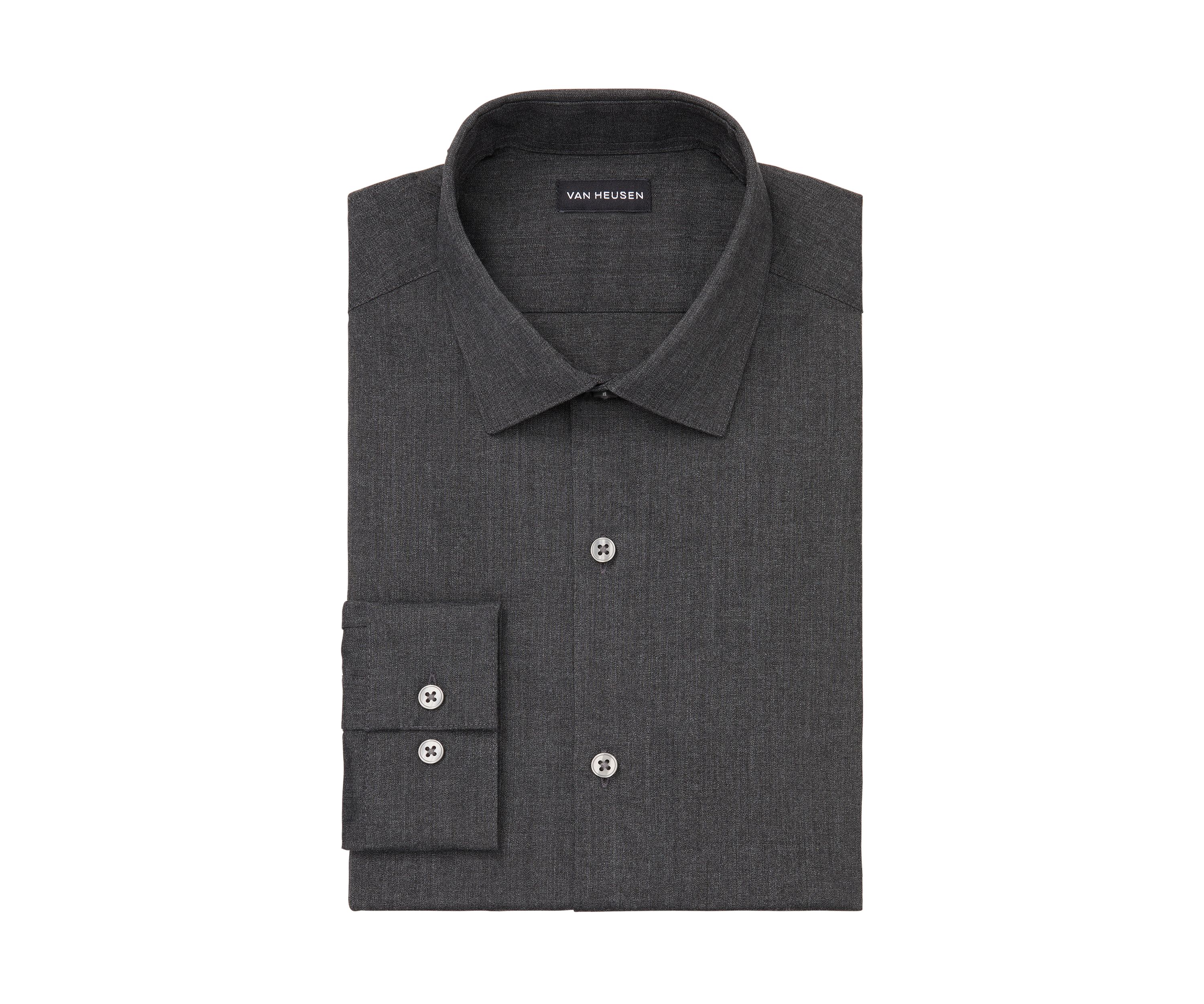 Mens Comfort Performance Slim Fit Dress Shirt