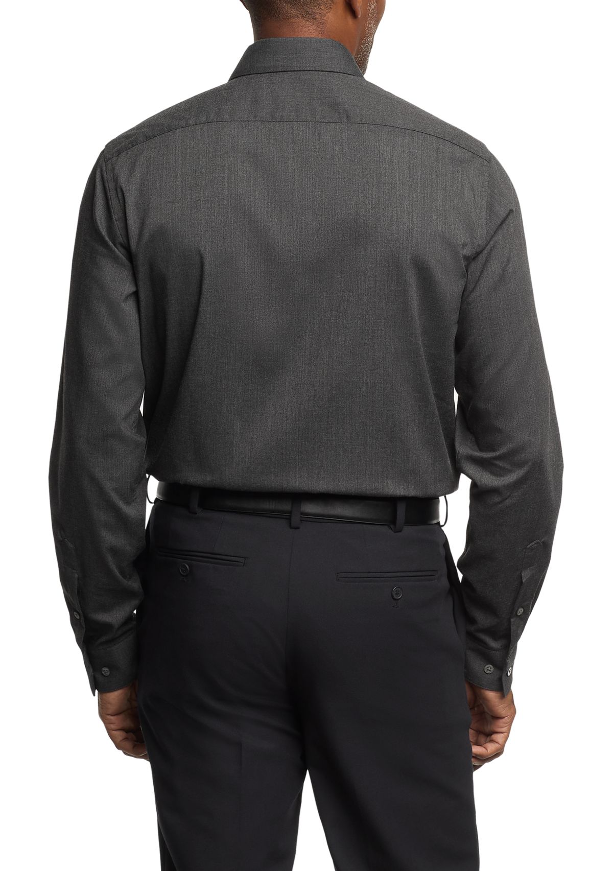Mens Comfort Performance Slim Fit Dress Shirt