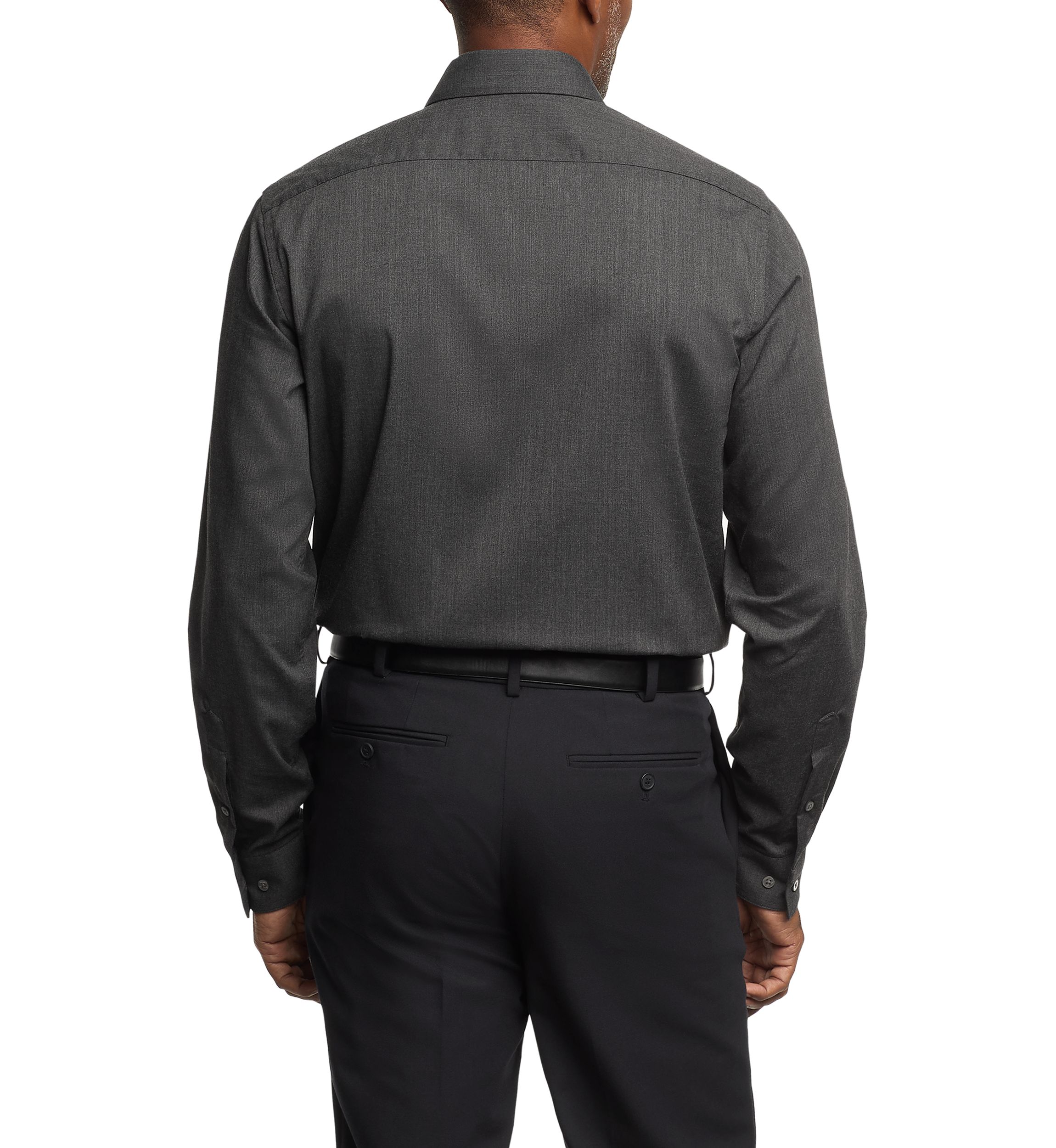 Mens Comfort Performance Slim Fit Dress Shirt
