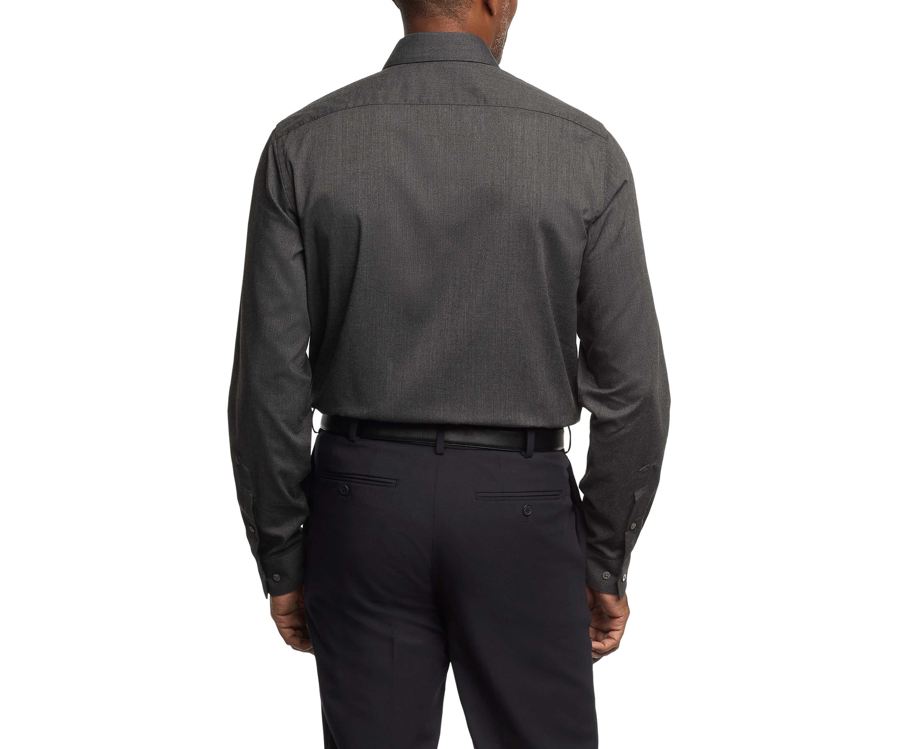 Mens Comfort Performance Slim Fit Dress Shirt