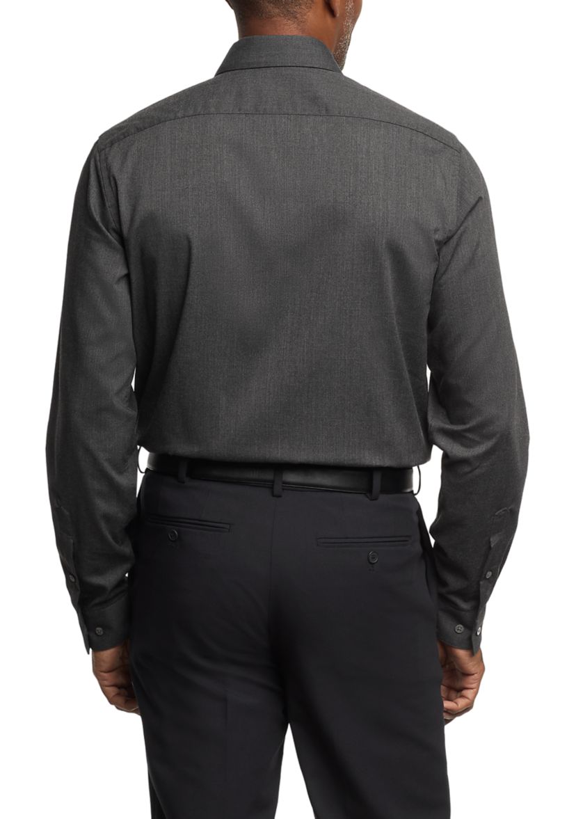 Mens Comfort Performance Slim Fit Dress Shirt