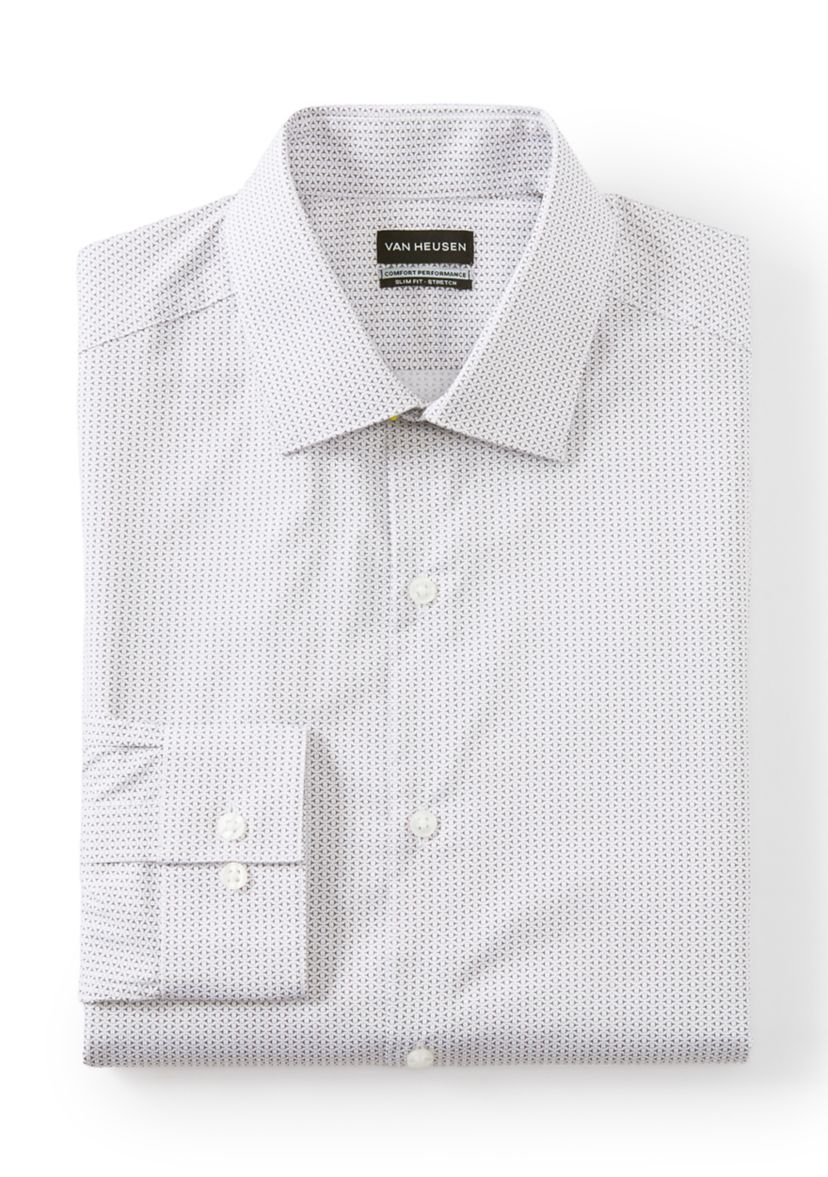 Mens Long Sleeve Slim Fit Dress Shirt