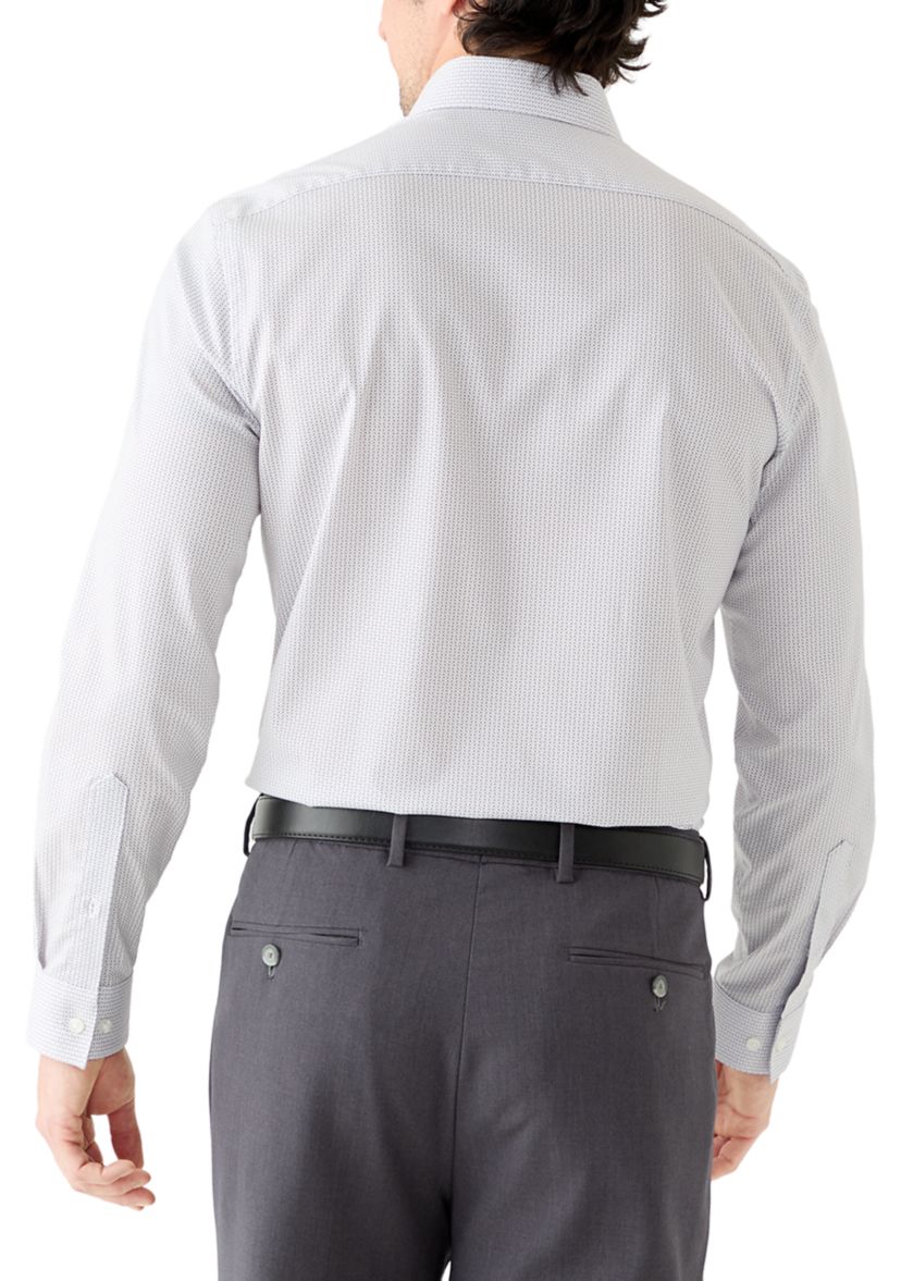 Mens Long Sleeve Slim Fit Dress Shirt