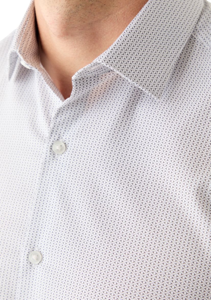Mens Long Sleeve Slim Fit Dress Shirt
