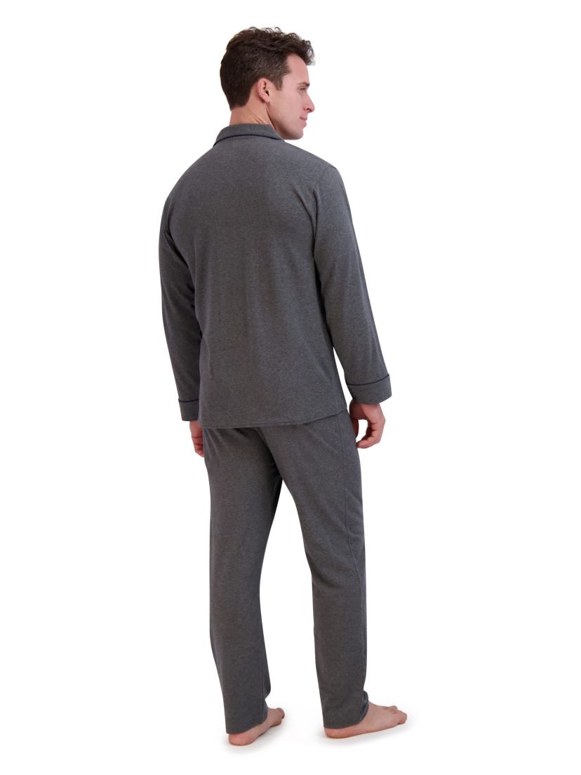 Hanes Mens Knit Pajama Set