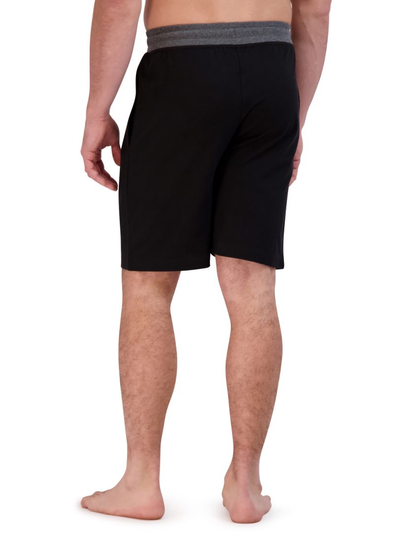 Mens Two Pack French Terry Knit Sleep Shorts