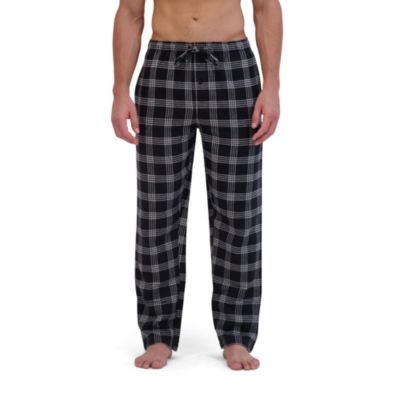 Hanes Men's 2-Pack Flannel Sleep Pants, Black, X-Large